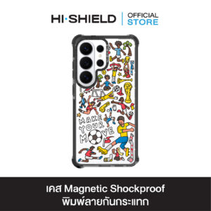 HI-SHIELD Magnetic Shockproof Case รุ่น KAMO S215 [SAMSUNG S24Ultra,S25Ultra,S26Ultra] - เคสแม่เหล็กกันกระแทก
