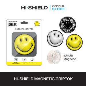 HI-SHIELD Acrylic Griptok Magnetic GRIP & STAND - กริ๊บต๊อกอะคริลิค รุ่น Smiley