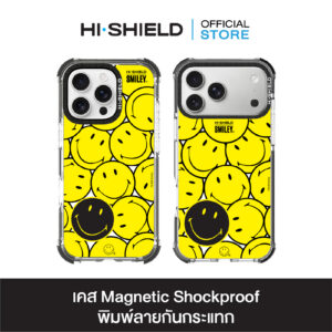 HI-SHIELD Magsafe Shockproof Case รุ่น Smiley SL003 [iPhone17/iPhone16/iPhone15/iPhone14] - เคสแม่เหล็ก
