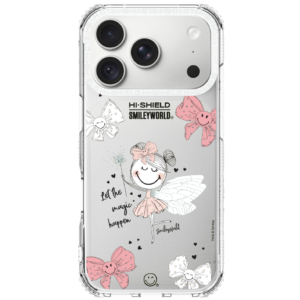 HI-SHIELD เคสใสกันกระแทก iPhone รุ่น Smileyworld Charming Bow1 [เคส iPhone18/17/16/15/14/13/12/11] - iphone-18-pro-impact