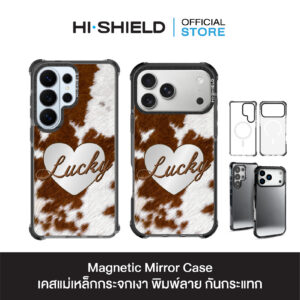 HI-SHIELD Magnetic Mirror Case รุ่น Animal S221 - เคสแม่เหล็กกระจกเงากันกระแทก [iPhone15/16/17/S25/S26Ultra]