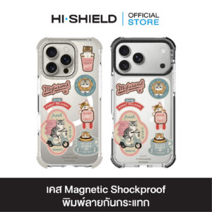 HI-SHIELD Magnetic Shockproof Case รุ่น Mofusand FS006 [iPhone18/17/16/15/14] - เคสแม่เหล็ก