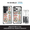 HI-SHIELD Magnetic Mirror Case รุ่น Mofusand FS006 - เคสแม่เหล็กกระจกเงากันกระแทก [iPhone15/16/17/18/S25/S26Ultra]