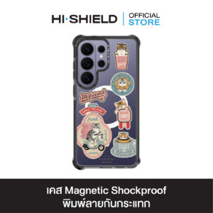 HI-SHIELD Magnetic Shockproof Case รุ่น Mofusand FS006 [SAMSUNG S24Ultra,S25Ultra,S26Ultra] - เคสแม่เหล็กกันกระแทก