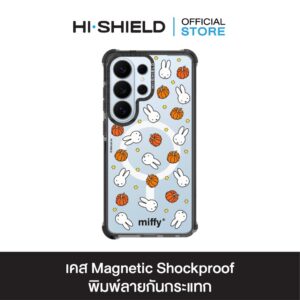 HI-SHIELD Magsafe Shockproof Case รุ่น Miffy034 [SAMSUNG S24Ultra,S25Ultra,S26Ultra] - เคสแม่เหล็กกันกระแทก
