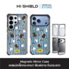 HI-SHIELD Magnetic Mirror Case รุ่น Miffy MF039 - เคสแม่เหล็กกระจกเงากันกระแทก [iPhone15/iPhone16/iPhone17/iPhone18/S25Ultra/S26Ultra]