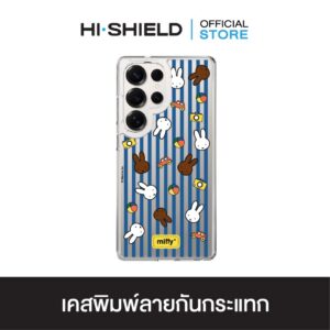 [S25ultra,S24ultra,S23ultra] HI-SHIELD เคสใสกันกระแทก Samsung รุ่น Miffy039